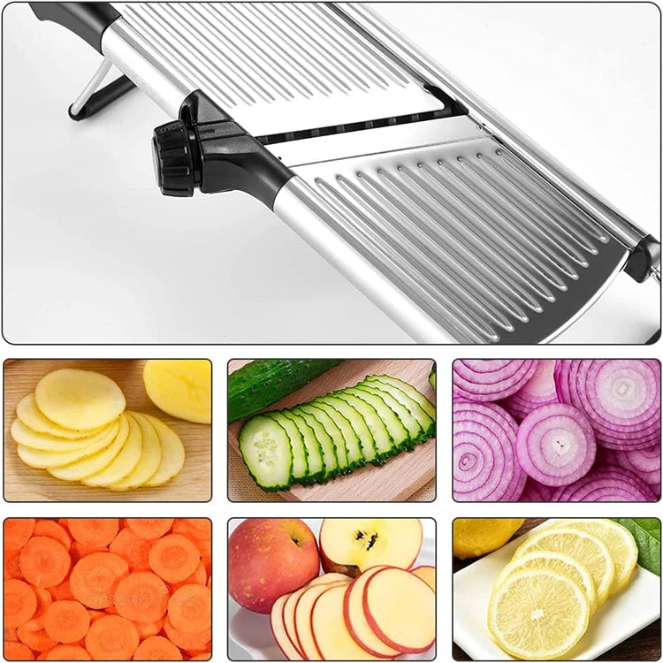 Adjustable Stainless Steel Mandoline Slicer