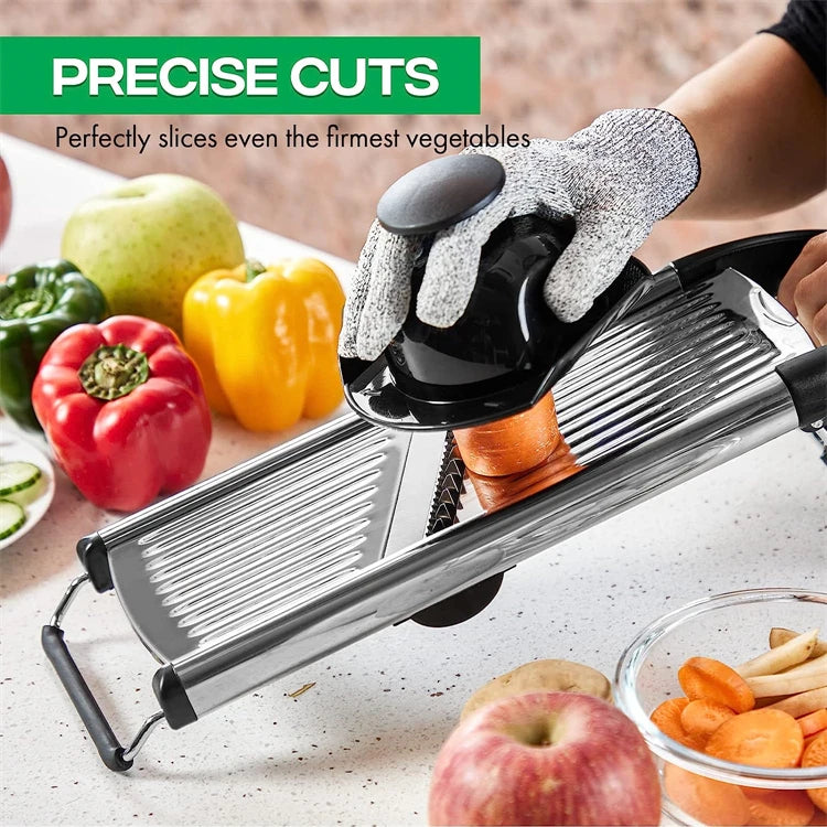 Adjustable Stainless Steel Mandoline Slicer