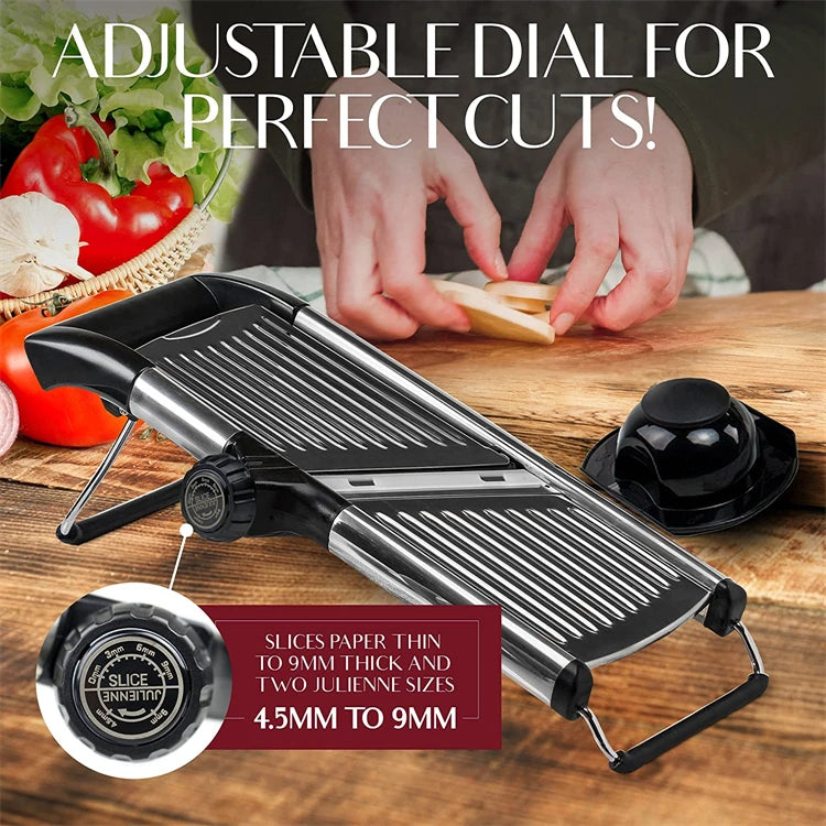 Adjustable Stainless Steel Mandoline Slicer